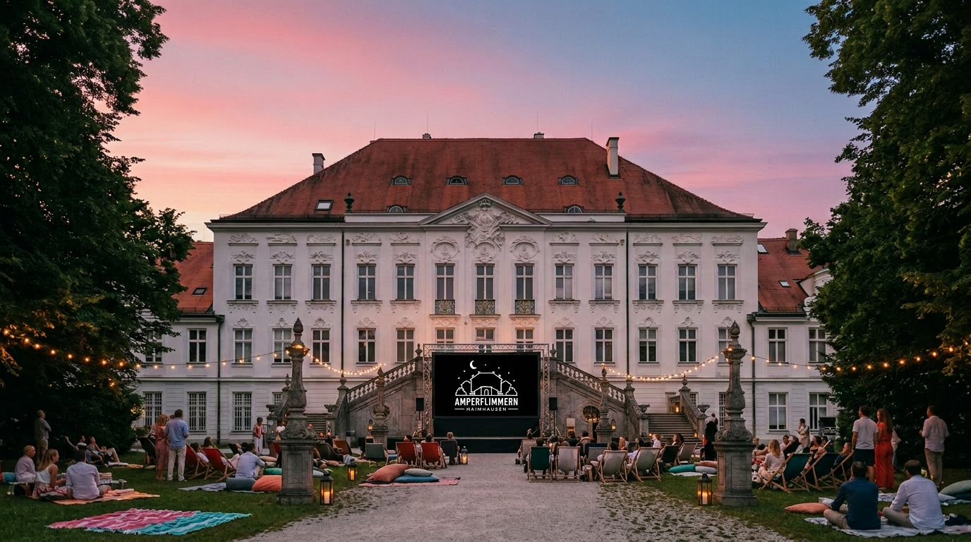 Schloss Haimhausen im Sommerabendlicht